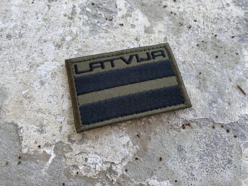 Patch Latvia, dark